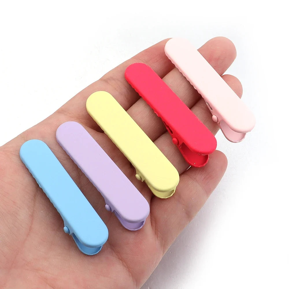 20Pcs Candy Color Professional Hairdressing Salon Hairpins Iron Duckbill Hair Clips DIY Alligator Hair Care Styling Tools