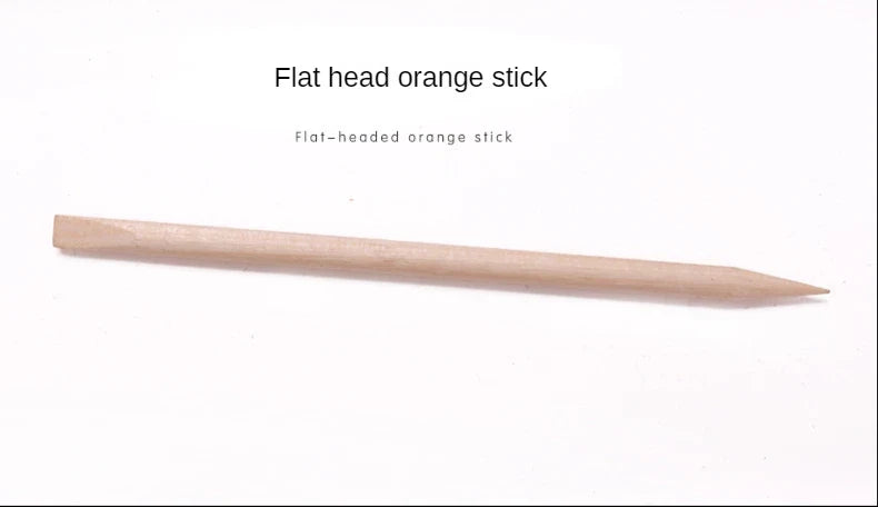 50/100/200/300pc/Set for Nail Different Sizes Orange Wood Sticks Cuticle Pusher Cuticle Remove Tool Manicure Pedicure Care Nails
