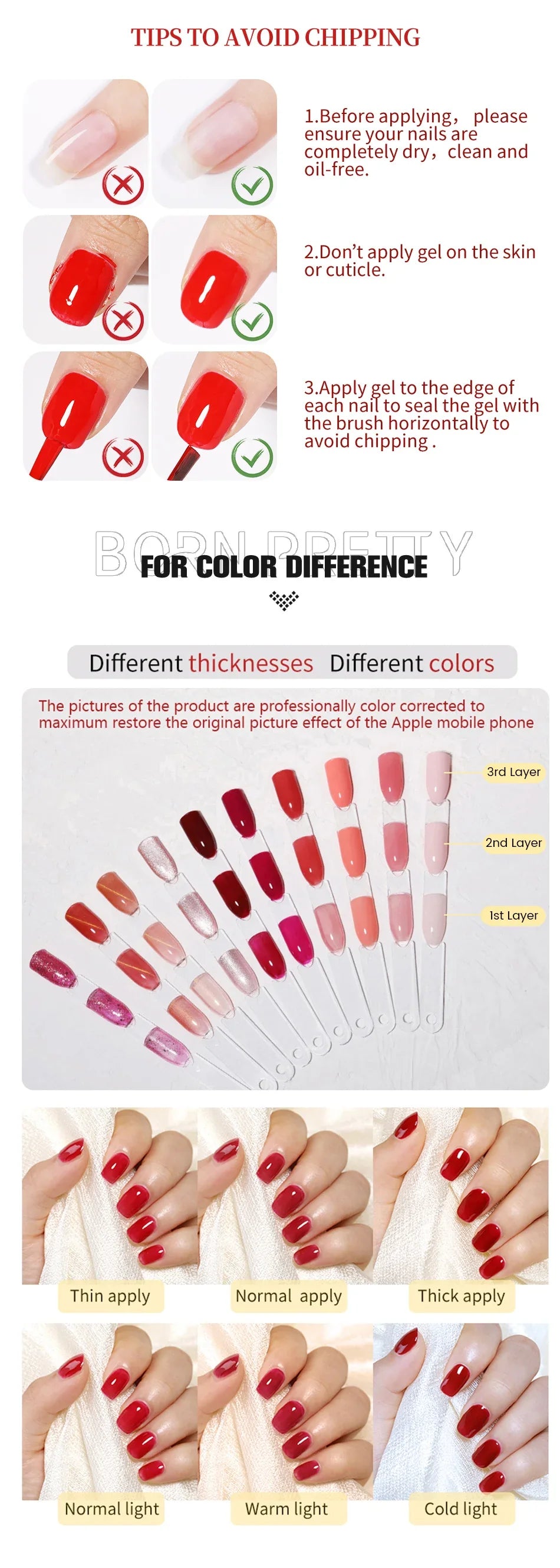 BORN PRETTY Super Holos Metallic Painting Nail Gel for Nails Soak Off Holographics Laser Gel Polish Gold Silver Paint Gel 5ml
