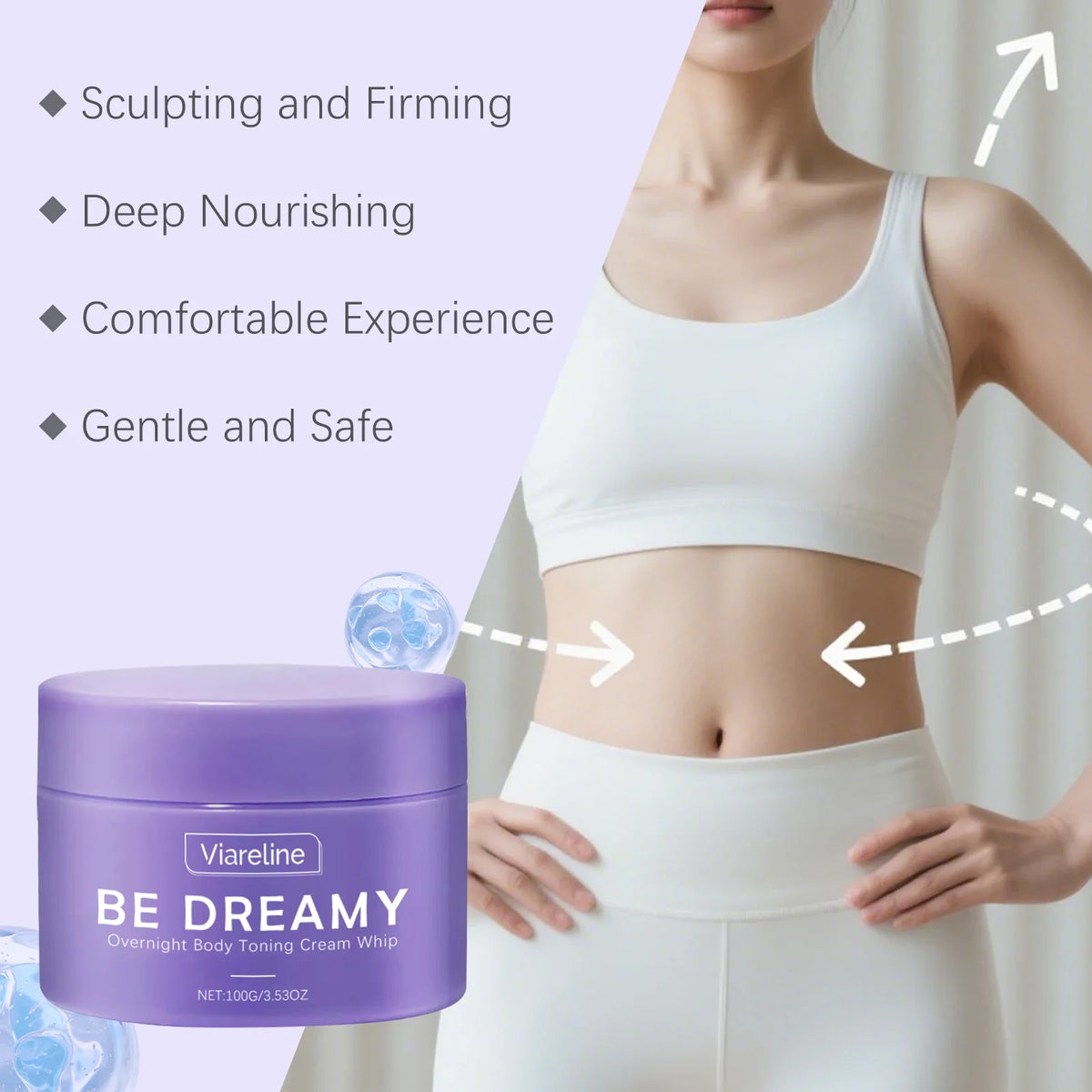 Body Tightening Cream for Leg Abdomen Firming Skin Increase Skin Elasticity Repair Loose Skin Moisturize Body Shaping Cream