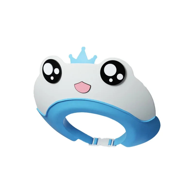 Baby Shampoo Cap Hair Cartoon Infant Hair Shield Washing Waterproof Ear Protection Kids Bath Hat Adjustable Children Shower Caps