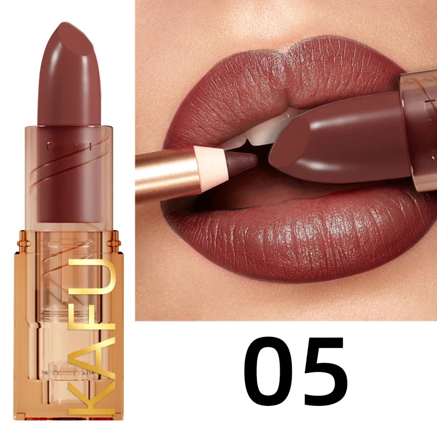 14-Color Matte Lipstick, Non-Fading, Long-Lasting Velvet Finish, Smooth Matte Lip Makeup Lip Tint Cosmetic for Women Gift Lipglo