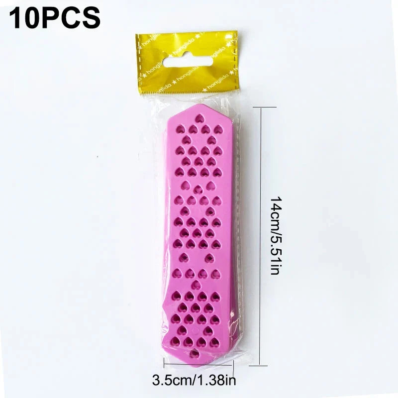 Heat Resistant Hair Pin No-Crease Thermal Clips For Cold Wave Hot Perm Use Salon-Grade Anti-Hair Tie Compression Styling Tools