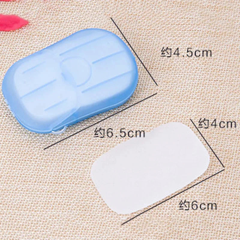 1/20/50pcs Bathroom Disposable Soap Paper Convenient Travel Soap Paper Washing Hand Bath Clean Scented Mini Paper Slice Soap
