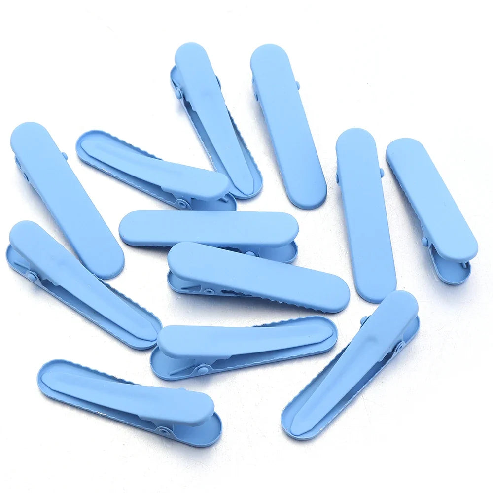 20Pcs Candy Color Professional Hairdressing Salon Hairpins Iron Duckbill Hair Clips DIY Alligator Hair Care Styling Tools