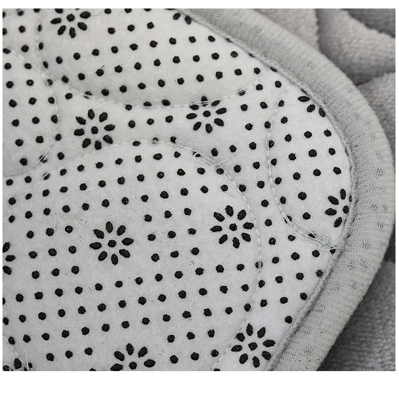 Embroidered Pebble Coral Velvet Floor Mat, Bathroom Carpet, U-shaped Sponge Absorbent Foot Mat, Door Mat, Two-piece Set