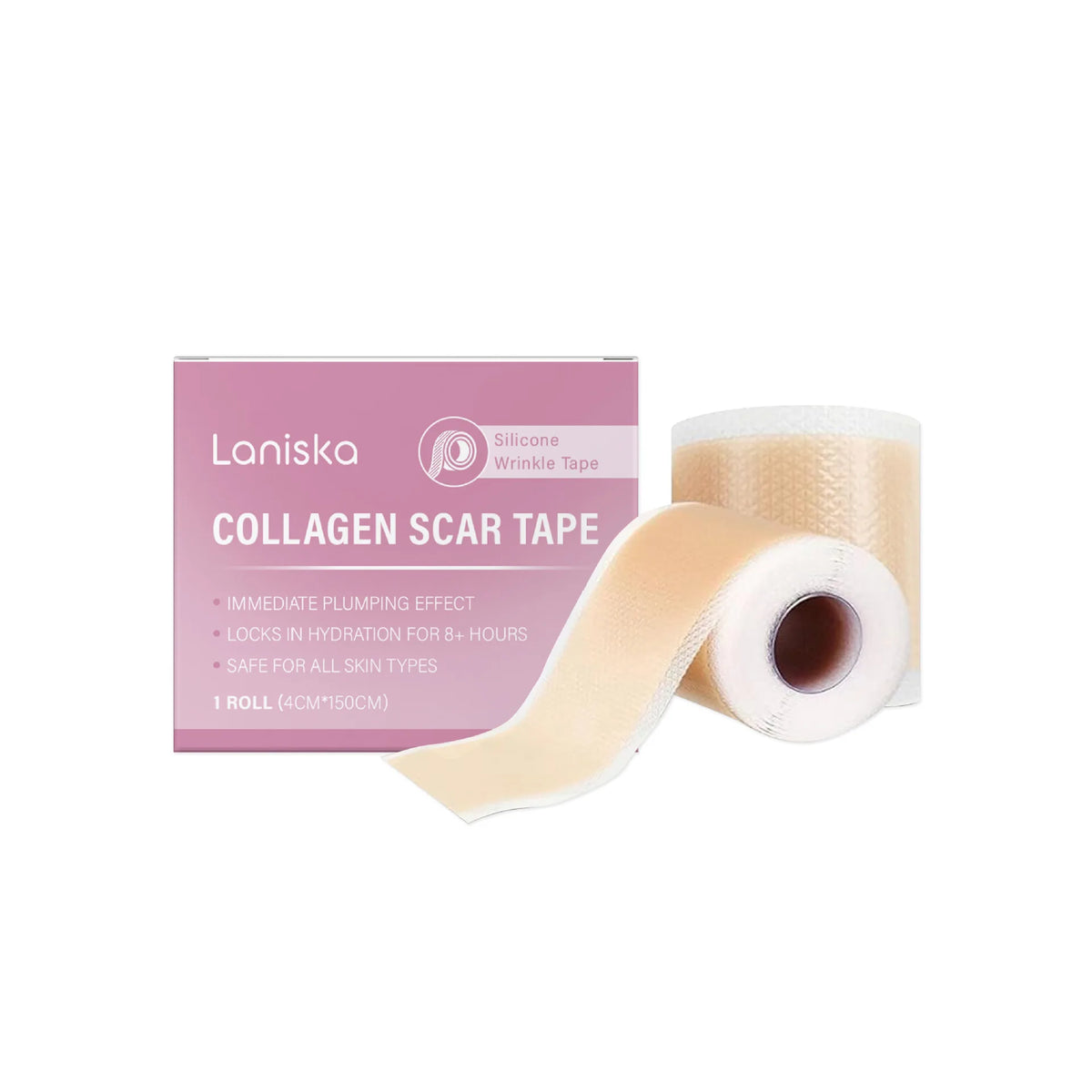Collagen Scar Tape for Face, Silicone Wrinkle Patches, Invisible Gel Sheets for Fine Lines, Scar Concealer for Smooth Skin