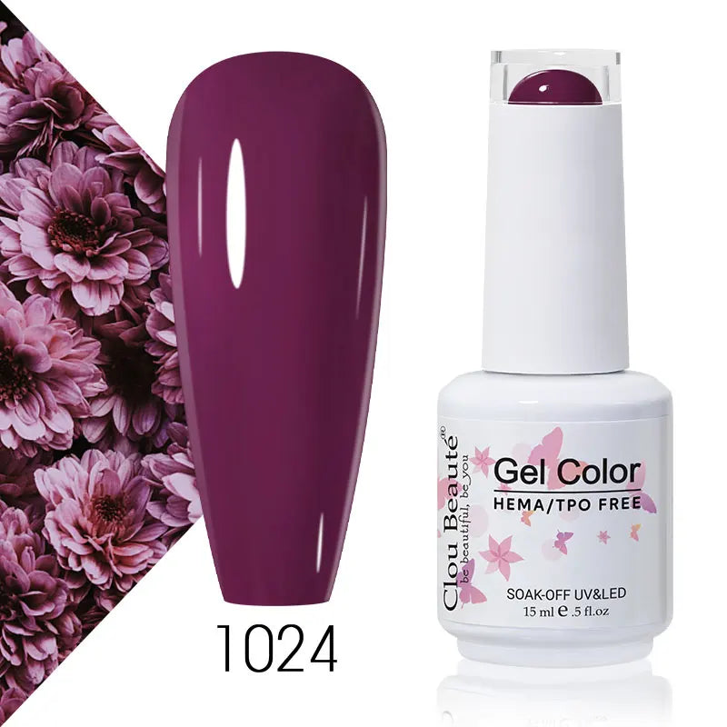 Clou Beaute Coffee Colors Nail Gel Polish HEMA/TPO FREE Soak off UV/LED 15ml Vernis Semi Permanent Nail Varnish 15ml Base Top