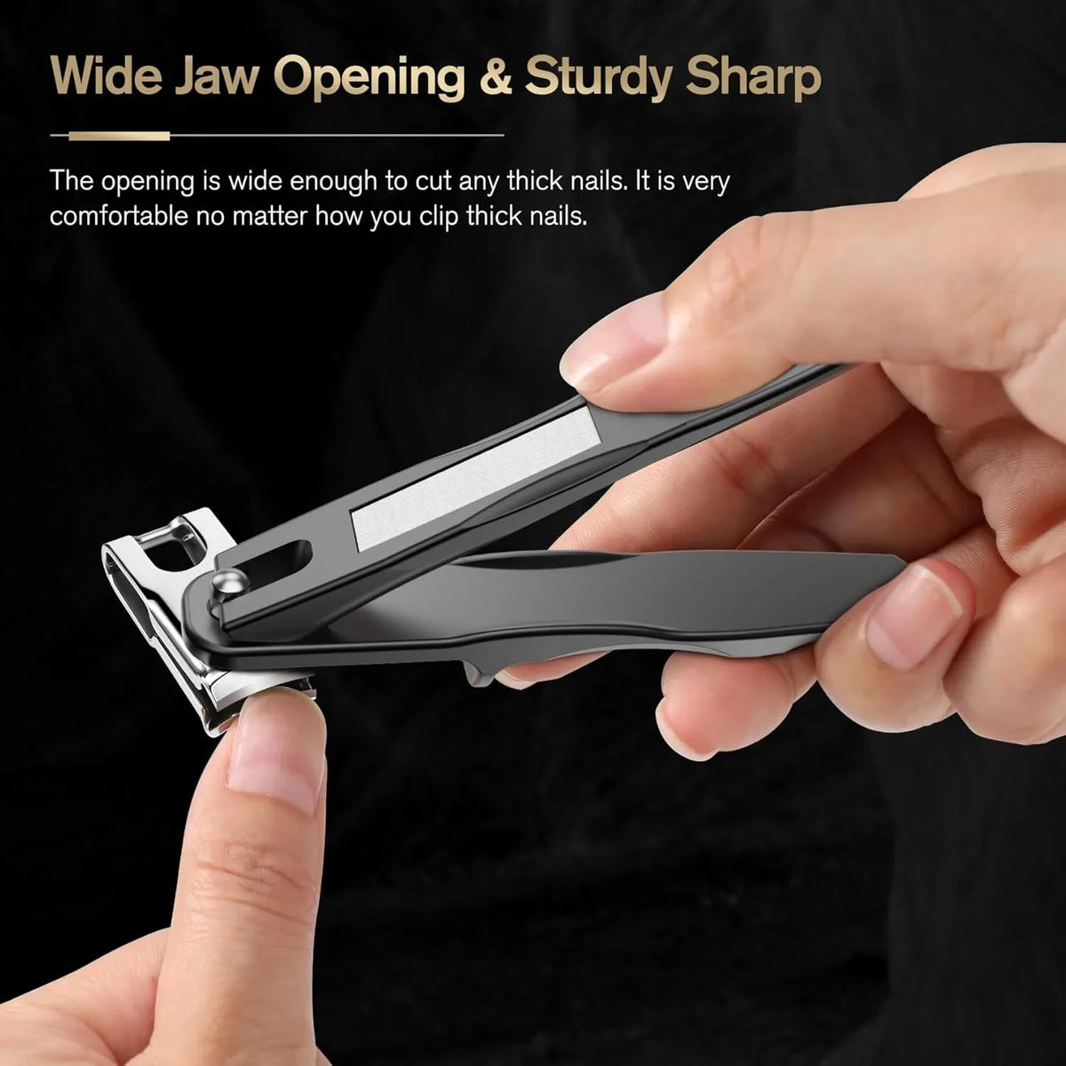 360 Degree Stainless Steel Rotating Nail Clippers Convenient Anti-Splash Multi-Angle Nail Clippers Nail Manicure Tools
