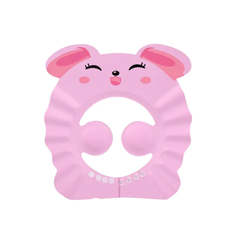Children's Waterproof Shower Shampoo Cap Soft and Adjustable Child Safety Protection Shampoo Cap Baby Shampoo Cap