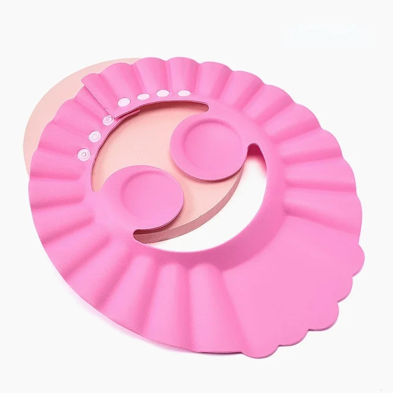 Baby Shampoo Cap Adjustable Childrens Shower Hat Waterproof Kids Bath Visor Cute Infant Wash Hair Shield Cap for Eye Protection