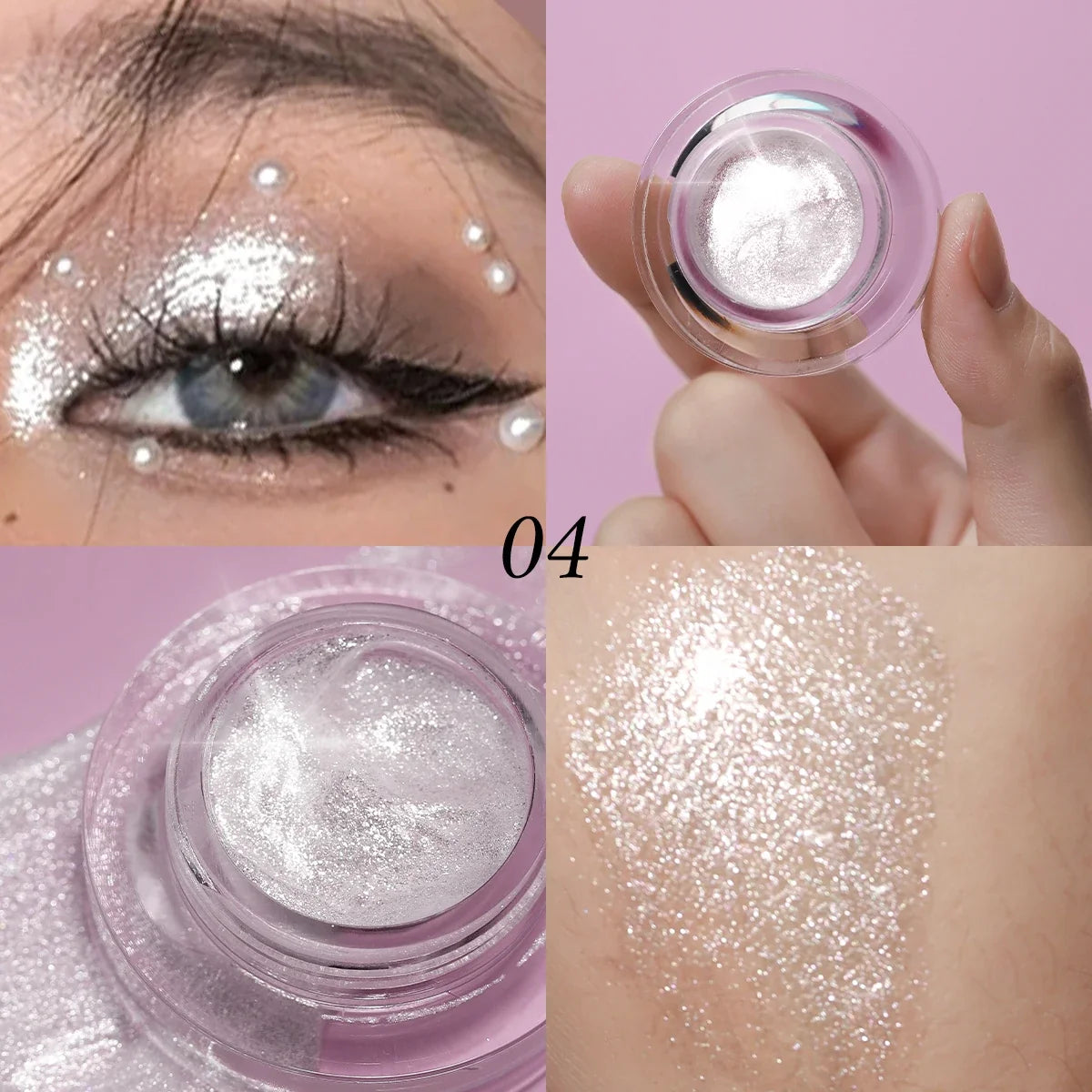 7 Color Liquid Eyeshadow Waterproof, non-sticky  rmt Highlighter & smoky eyeshadow with vivid color payoff Cosmetics