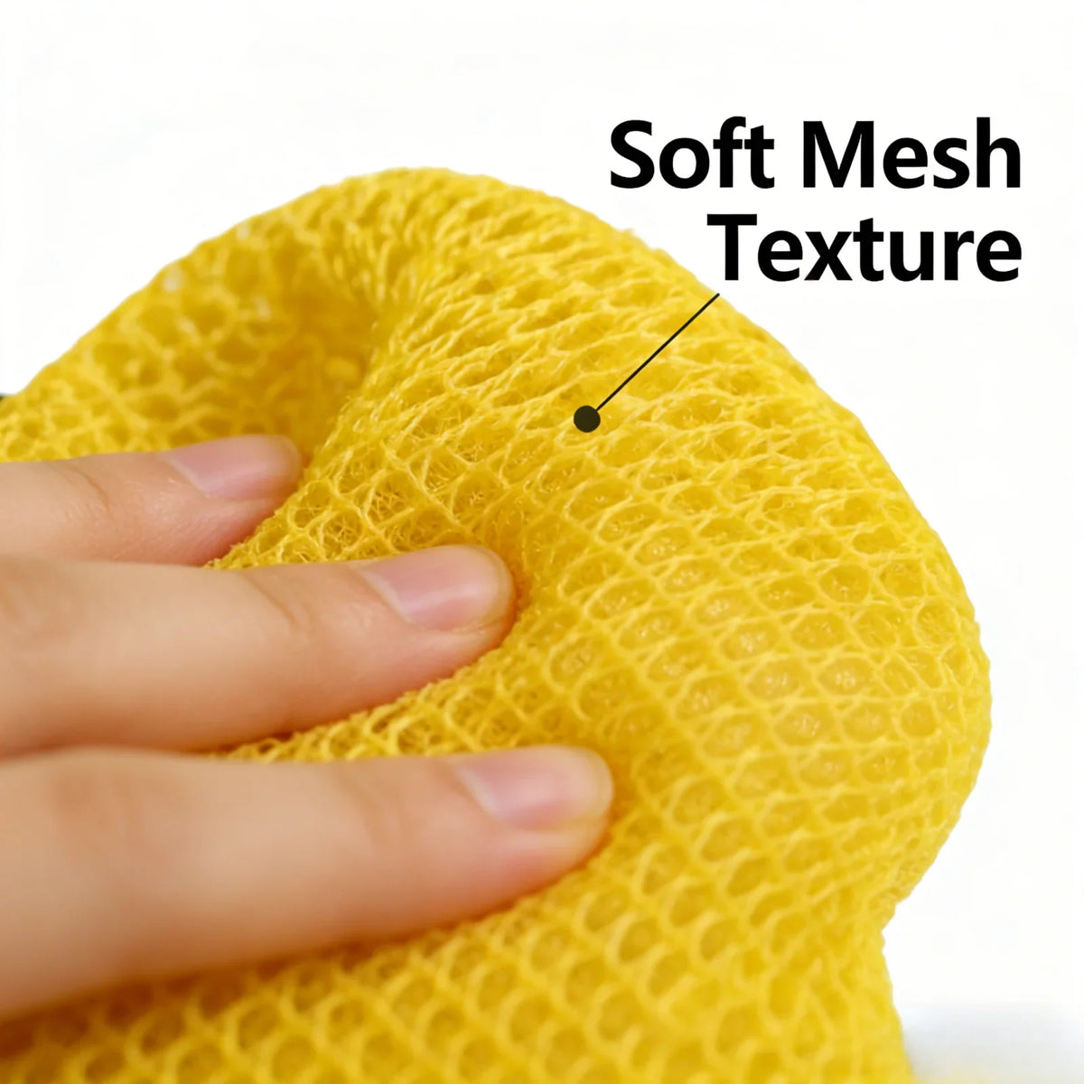 Exfoliating Bath Sponge for Shower & Bath Dirt Remover Soft Smooth Skin Cleaning Tools Avoid Damp Odor Gentle Bath Scrubber 1pc