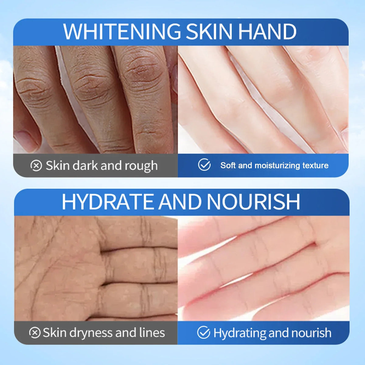 Amococo Perfume Hand Cream Set Moisturizing Hand Lotion Gift Box For Women Travel Size Hand Care Kit