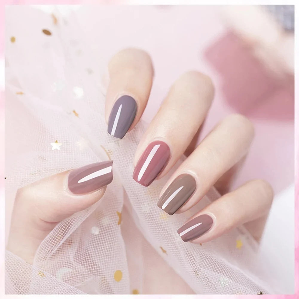 6pcs Venalisa Construction Gel Kit Stronger Jelly Color Reinforce Natural Nail Varnish Rubber Base Color Series Nude Collection