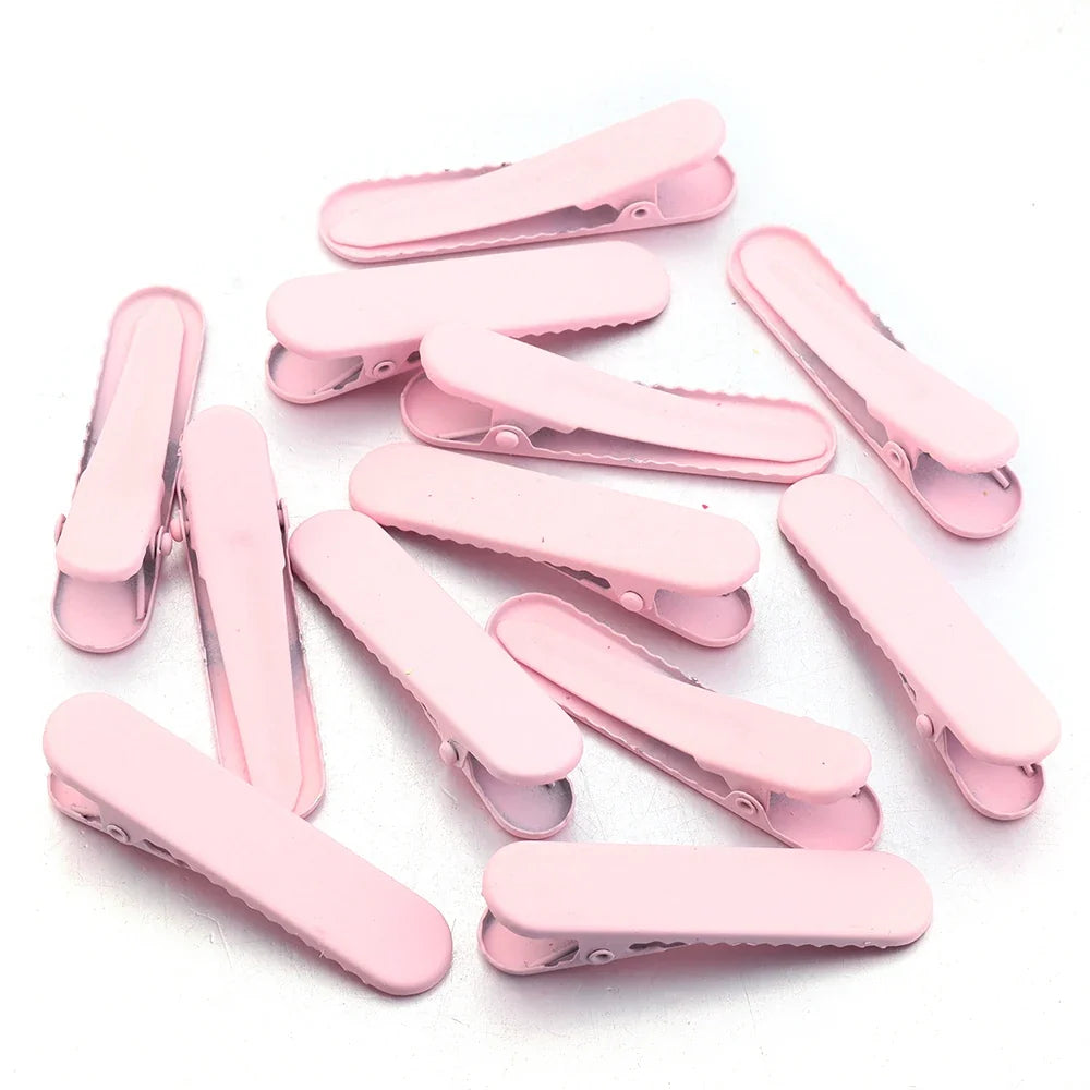 20Pcs Candy Color Professional Hairdressing Salon Hairpins Iron Duckbill Hair Clips DIY Alligator Hair Care Styling Tools