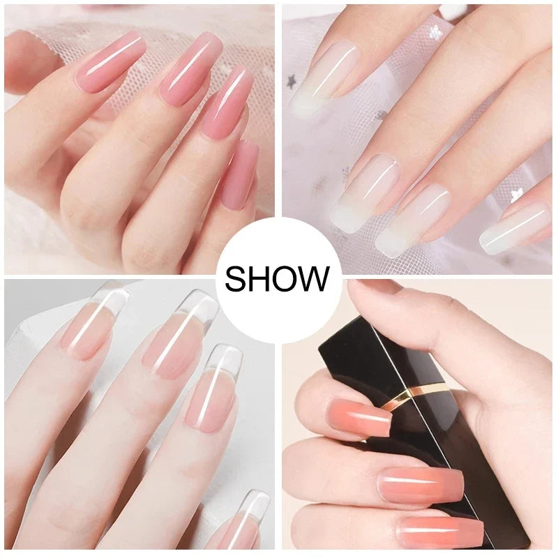Gel Nail Polish Kit With UV Nail Lamp Electric Nail Drill Machine Soak OFF Gel Nail Kit Base&Top Coat Gel Polish Nail Tools Set