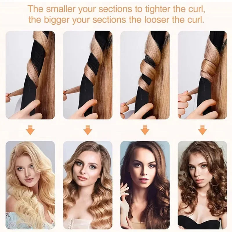 Heatless Hair Curlers Satin Curling Rod Headband No Heat Silk Curls Lazy Hair Rollers Soft Hair Curler to Sleep In Styling Tools