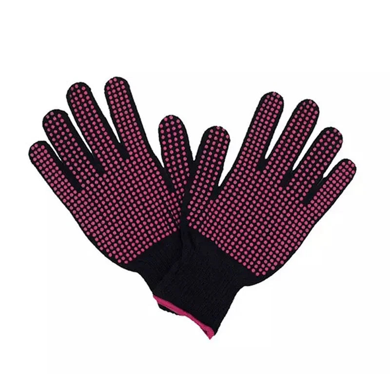 1Pc Hair Straightener Perm Curling Hairdressing Heat Resistant Finger Glove Hair Care Styling Tools Thermal Styling Glove
