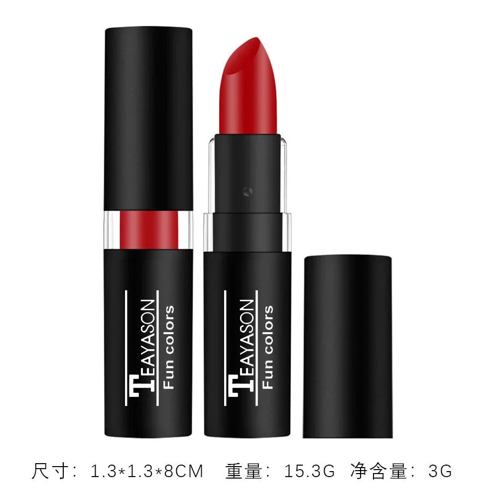 Green Purple Lipstick Christmas Halloween Party Lip Makeup Hot Sale Waterproof Velvet Matte Black White Lipstick Lasting Pigment