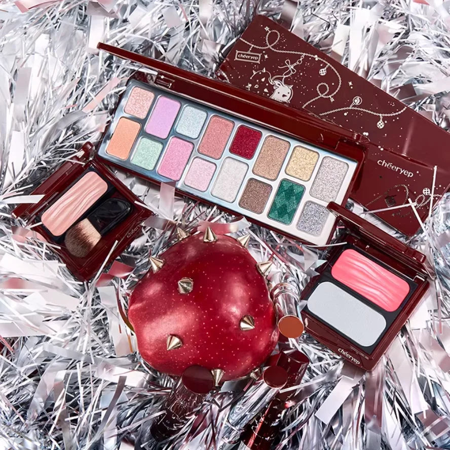 Chéeryep Makeup Set Shimmer 16 Color Eye Shadow Highlighter Blusher Solid Lip Gloss Full Makeup Kit Completo De Maquiagem