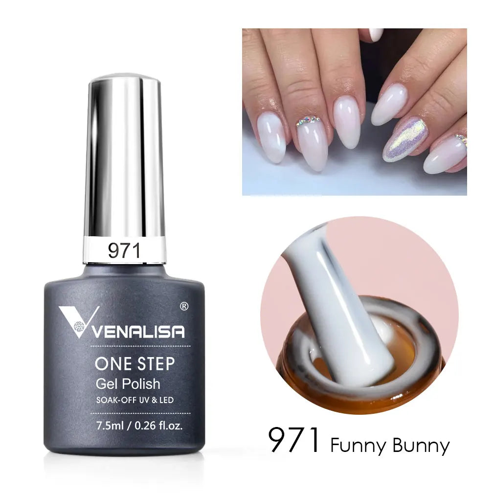 6pcs Venalisa Construction Gel Kit Stronger Jelly Color Reinforce Natural Nail Varnish Rubber Base Color Series Nude Collection