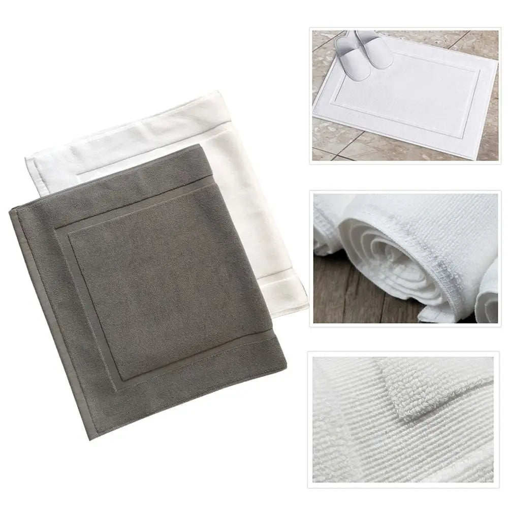 40*60cm Door Rug Entrance Non-slip Bathroom Floor Mat Water Absorbent Floor Towel Home Hotel Bath Mat Thickened Absorbent