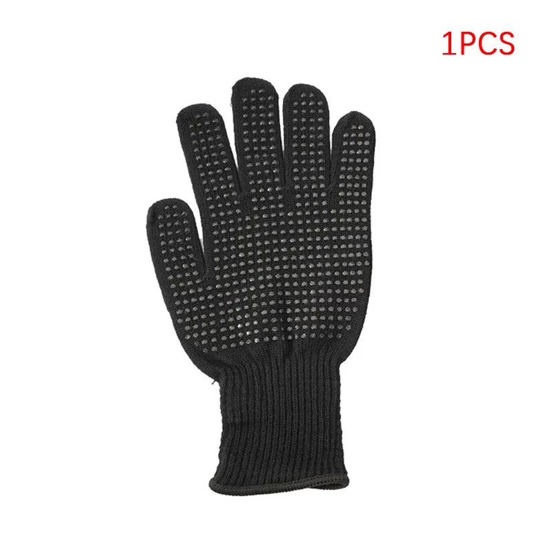 1Pc Hair Straightener Perm Curling Hairdressing Heat Resistant Finger Glove Hair Care Styling Tools Thermal Styling Glove