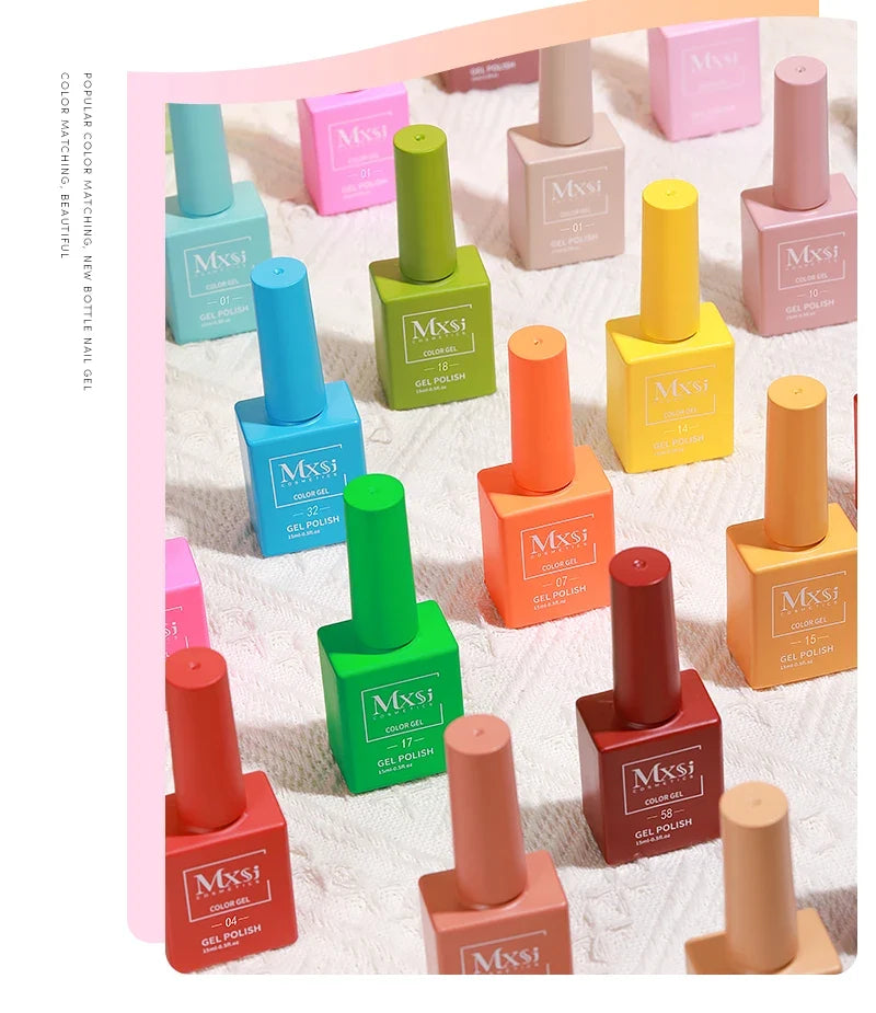 CC8 Mxsi 15ml Nail Gel Polish HEMA FREE Summer Nails Color It Once Soak Off UV LED Semi Permanent  Nail Art Manicure Varnishes