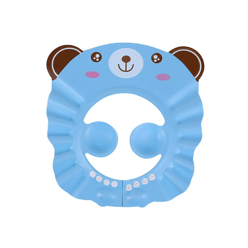 Children's Waterproof Shower Shampoo Cap Soft and Adjustable Child Safety Protection Shampoo Cap Baby Shampoo Cap
