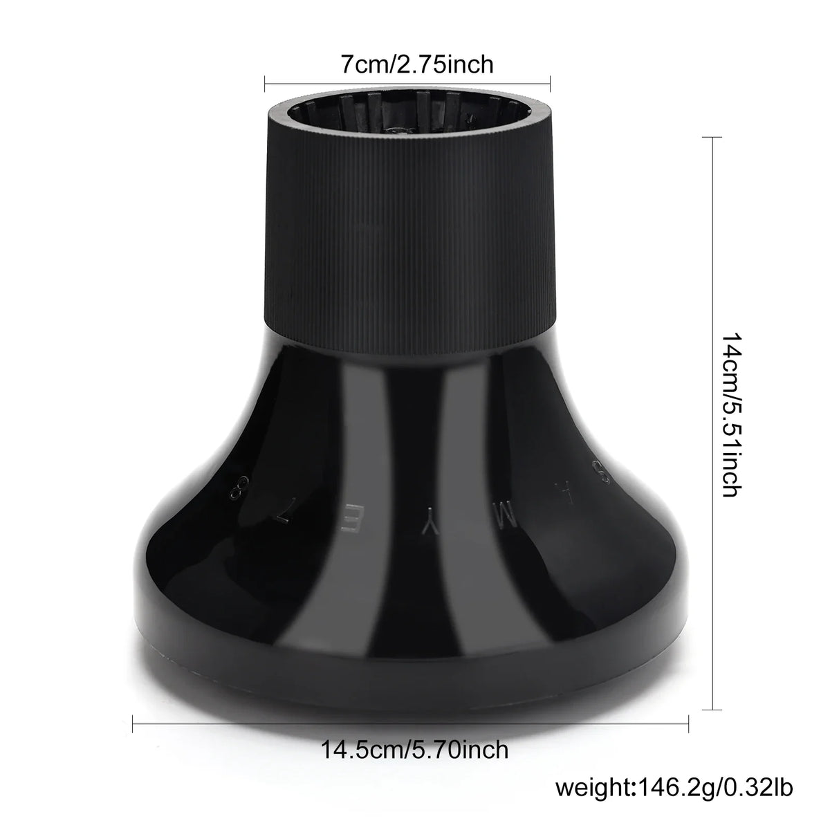 Barbershop Hairdryer Diffuser Cover Black Curling Hair Dryercover Barber Hair Diffuser Salon Home Curly Universal Styling Tools