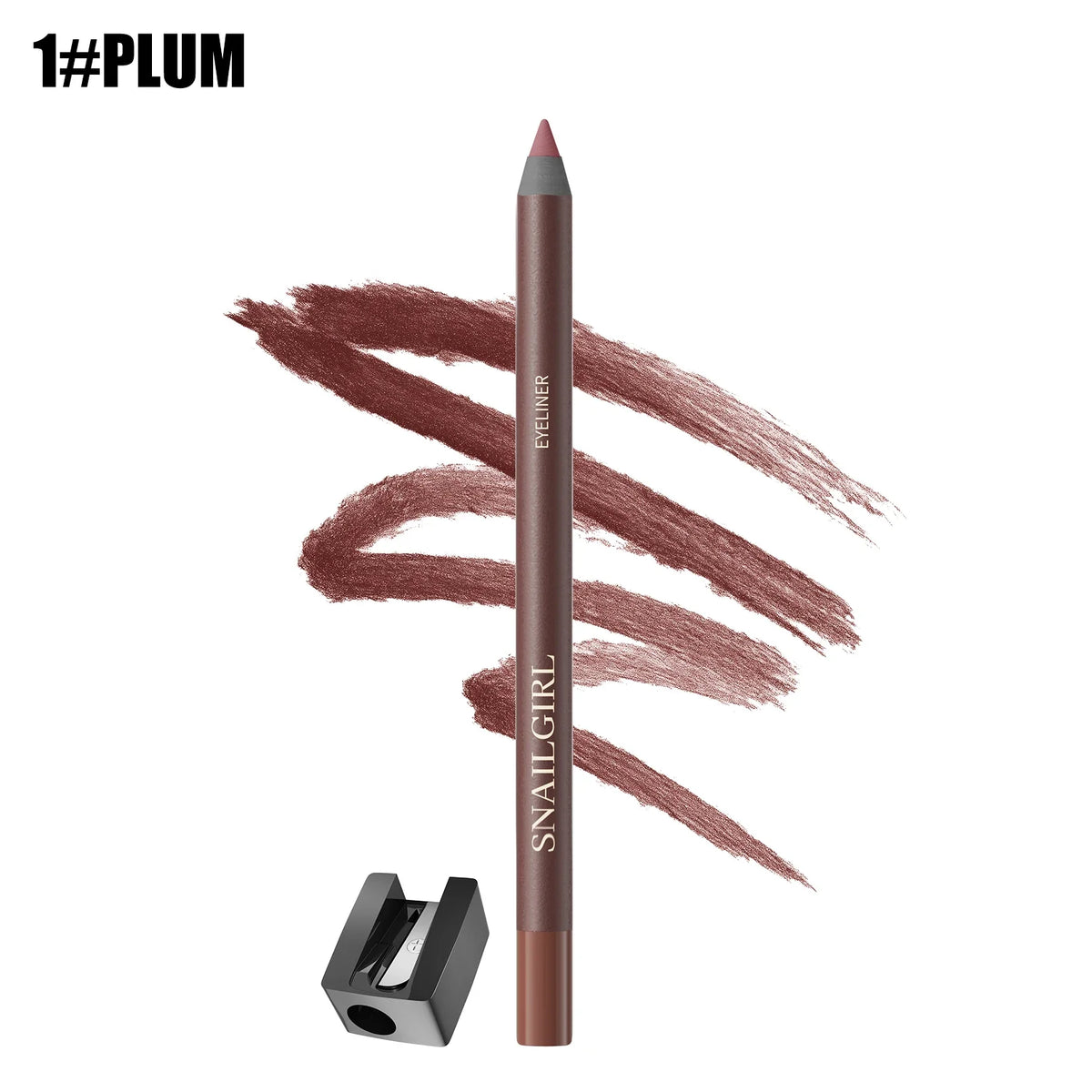 Eyeliner Pen, Waterproof And Sweatproof, Long Lasting Smudge ProofHard Refill Eyebrow Pencil