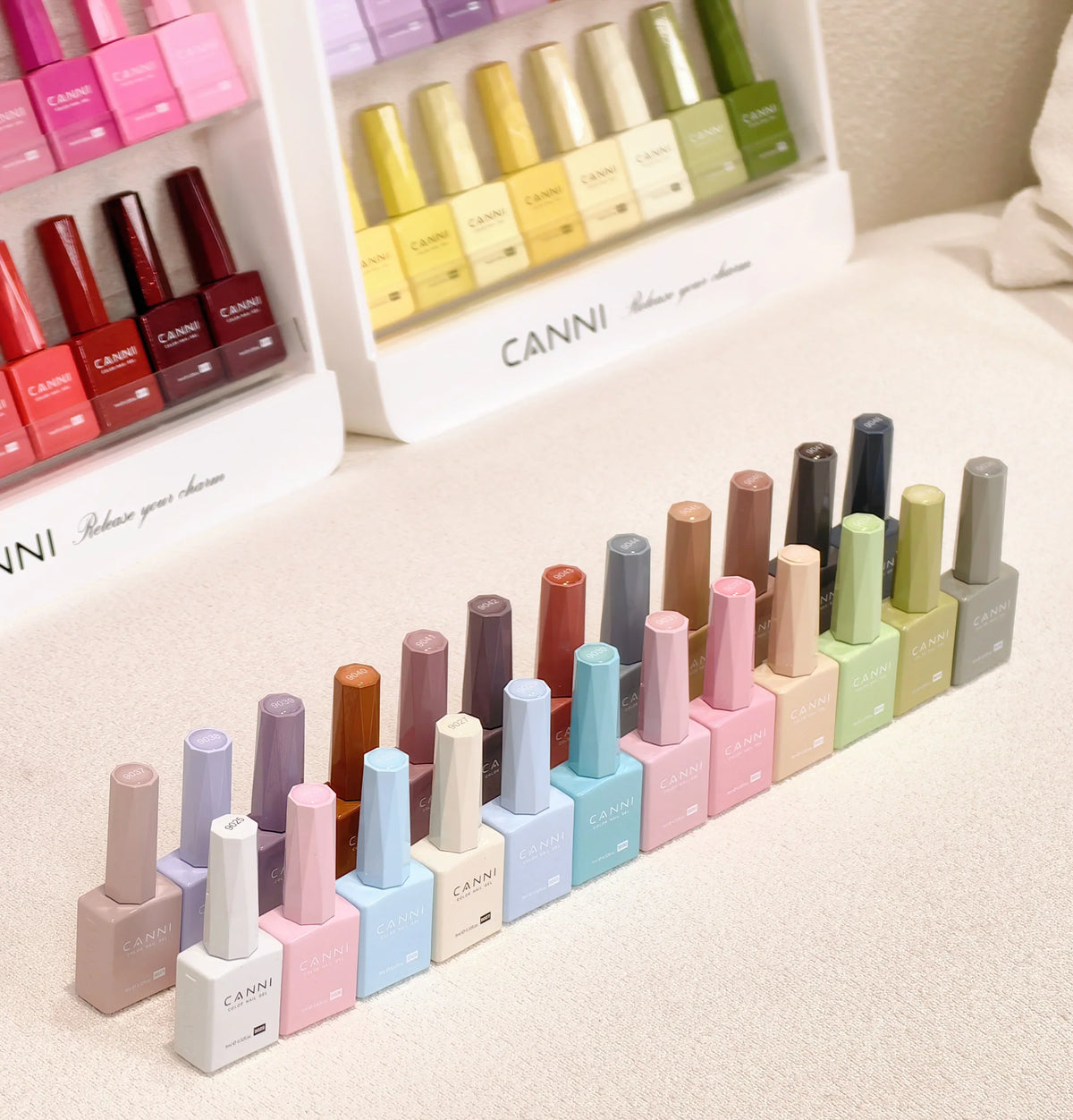 Canni Hard Top Diamond Top Coat 3 in 1 Base Nail C Arc UV Construction Gel Fiber Builder Nail Gel PVC Modelling Gel Nail Glue
