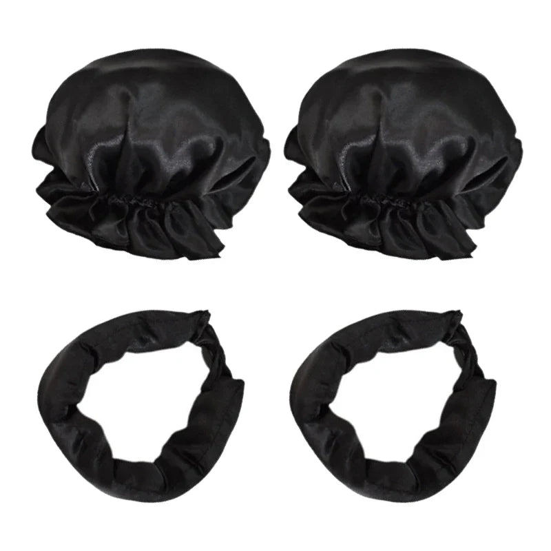 2/4pcs Sleeping Heatless Curling Rod Set Curls Soft Hair Rollers No Heat Hair Curler Headband Hair Curlers Styling Tools