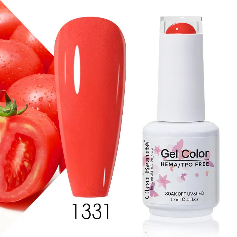 Clou Beaute Coffee Colors Nail Gel Polish HEMA/TPO FREE Soak off UV/LED 15ml Vernis Semi Permanent Nail Varnish 15ml Base Top