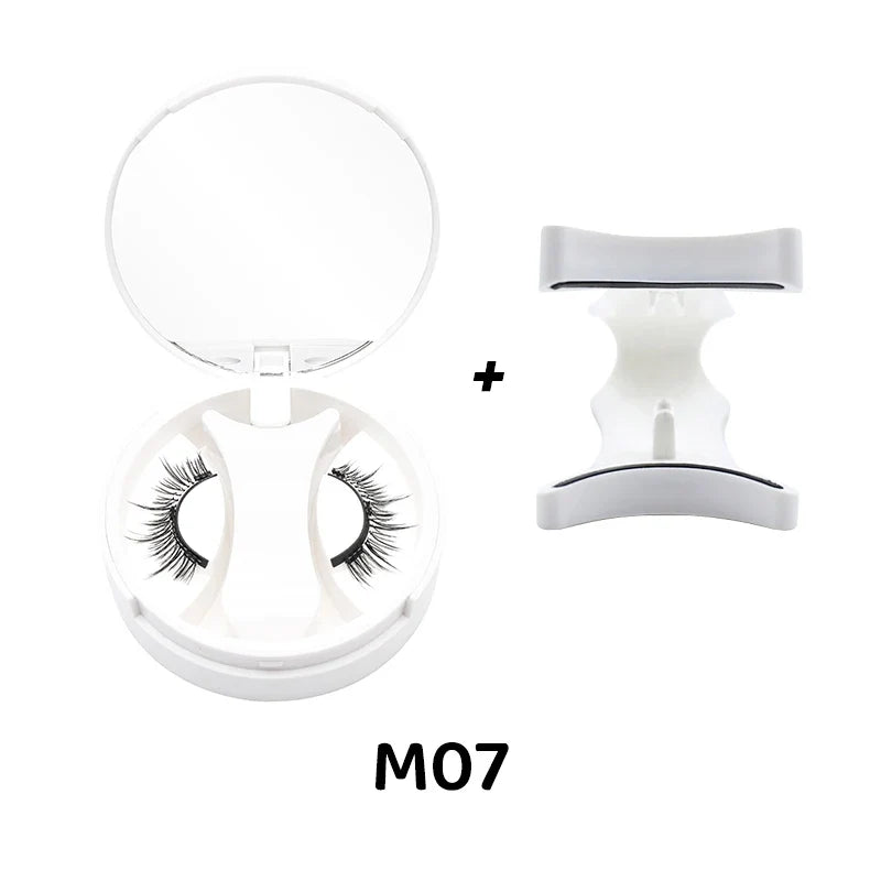 3D Magnetic Eyelashes Kit Reusable Natural Magnetic False Eyelashes Set No Glue Needed Magnet Lashes with Applicator Magnetic