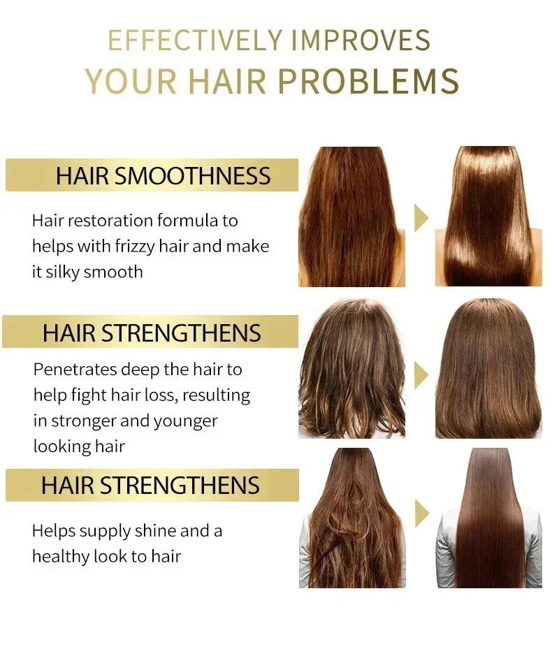 5 Seconds Magical Keratin Hair Mask Repair Damage Frizzy Soft Smooth Shiny Hair Deep Moisturizing Treatment Hair Root Scalp Care