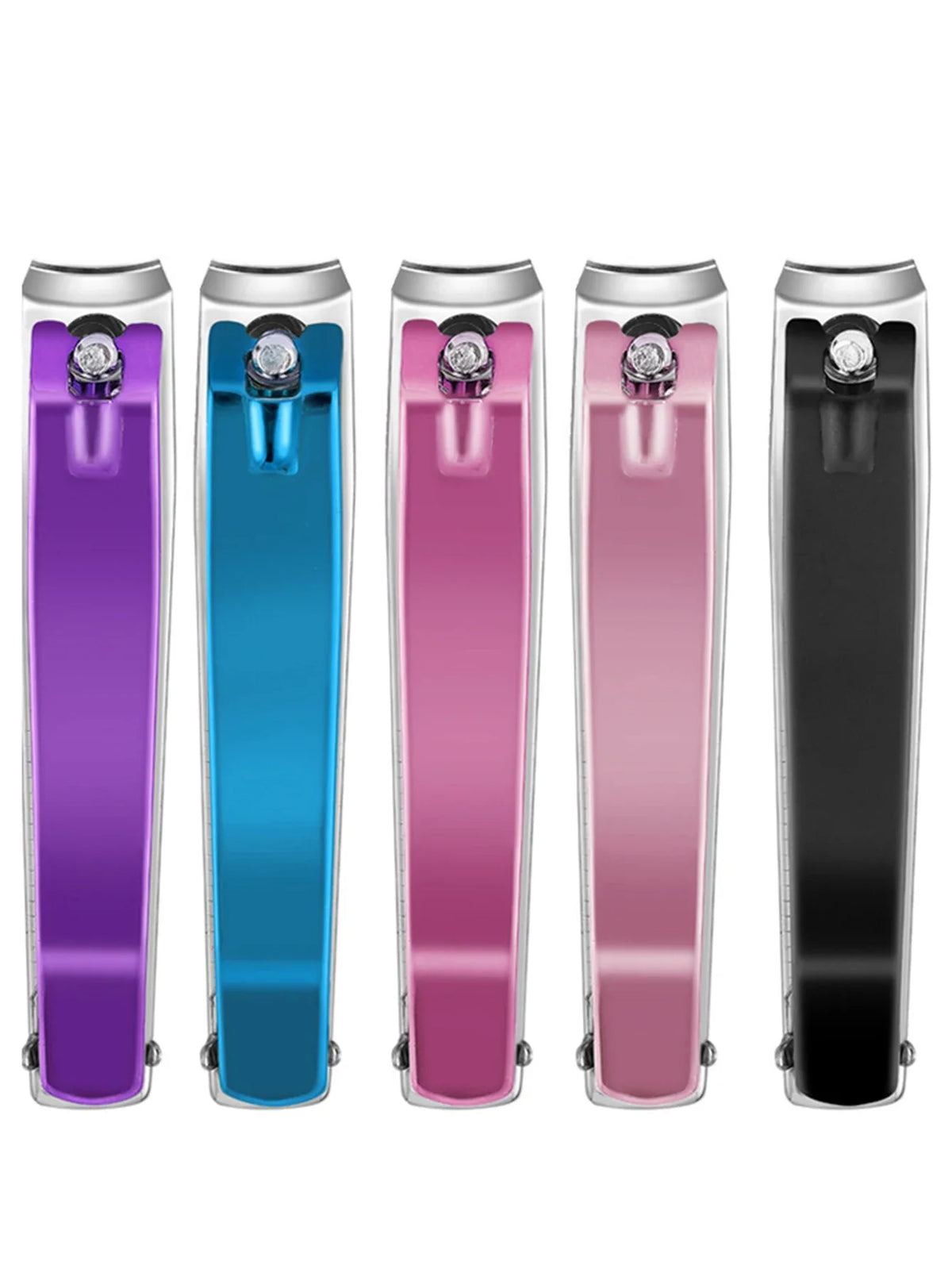 1PC Color Nail Clippers Stainless Steel Nail Cutter Thick Scissor Plier Toenail Fingernail Professional Manicure Trimmer NailArt