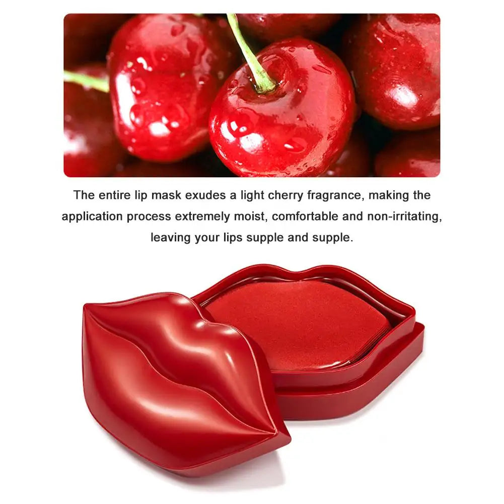 20pcs Fruit Vitamin C Moisturizing Lip Mask Reducing Lip Wrinkles Repair Lip Patches Nourishing Lips Plumper Recreate Sexy Lips