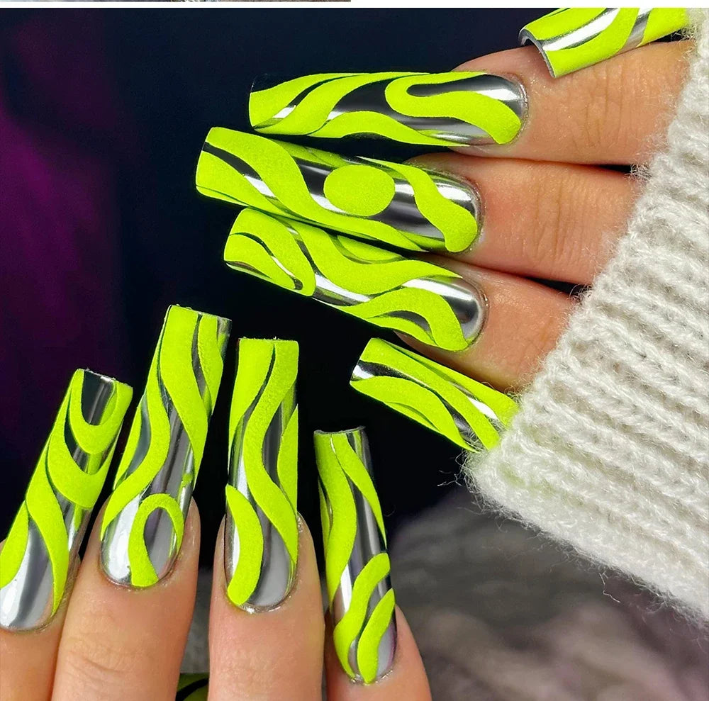AWStorG 5ML Super Silver Metallic Gel Nail Polish Metal Effect Painting Gel Chromes Varnis Semi Permanent for Nail DIY
