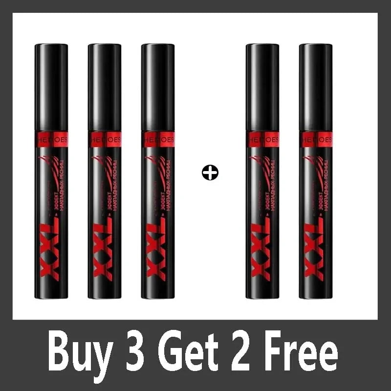 3D Mascara Waterproof Extra Volume Long -lasting Hyper-Curl Lengthening Eyelash Non-smudging Eyelashes Black Mascara Makeup