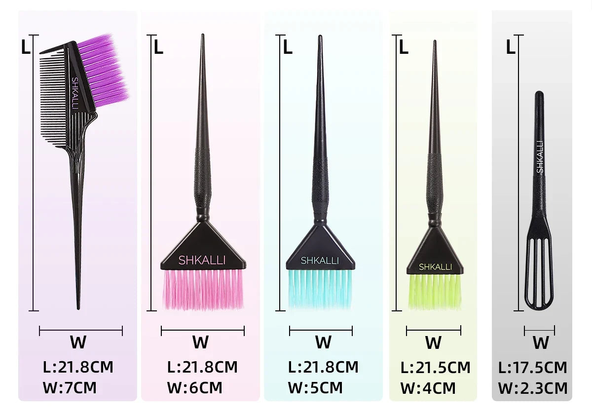 Forged Carbon Fiber Hair Salon Board Set for Barber Hairdresser Design Styling Tools Accessories and Hair Coloring Dyeing Board