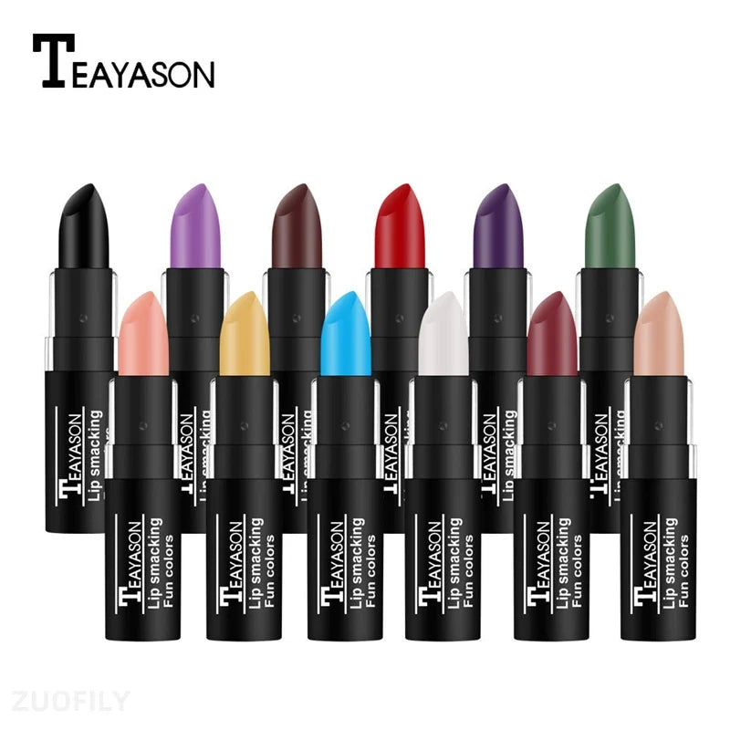 Clay Nude Lip Primer Concealer Velvet Matte White Black Halloween Retro Lipstick Waterproof Lasting Lip Stain Makeup for Women