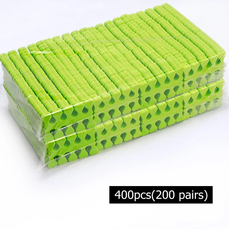 100/200/400pcs Nail Art Toes Separators Soft Sponge Fingers Foot Gel UV Polish Coating Painting Manicure Pedicure Tools Foam