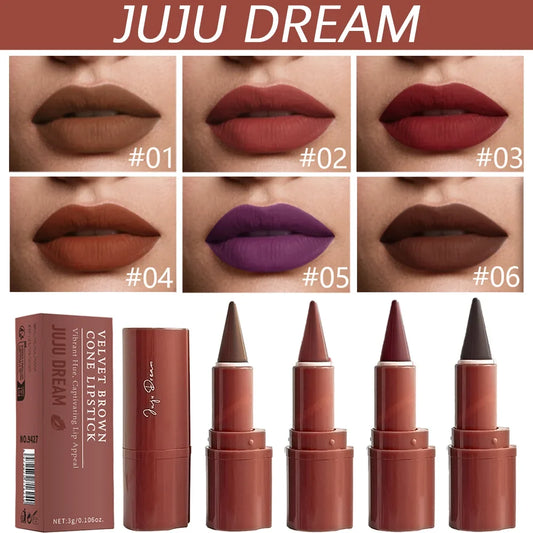 JUJU Dream Matte Velvet Gradient Lip Liner - Smooth Application For Elegant Lips, Long-Lasting Lip Pencil, Lip Lipstick Makeup