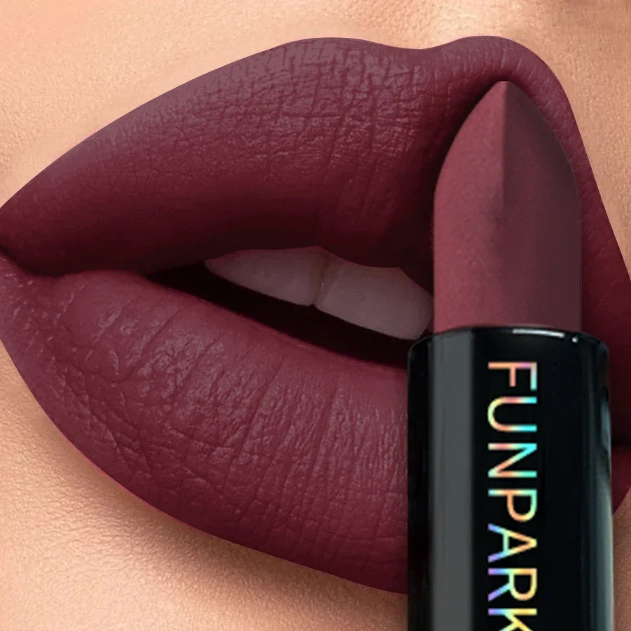 25-Color Matte Lipstick Waterproof Long Lasting  Velvet Finish Lip Tint Smooth Matte Lip Color Smudge-proof Lip Liner Lip Makeup