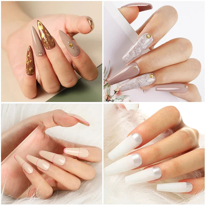 Gel Nail Polish Kit With UV Nail Lamp Electric Nail Drill Machine Soak OFF Gel Nail Kit Base&Top Coat Gel Polish Nail Tools Set