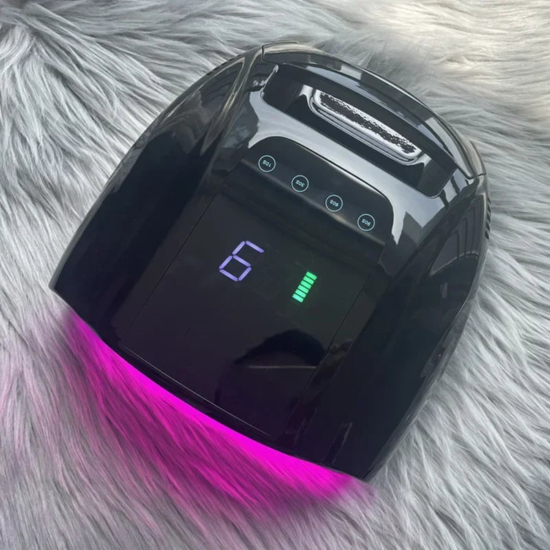 96W Rechargeable Nail Lamp Cordless Gel Polish Dryer UV Light for Nails Manicure Light Wireless Nail UV LED Lamp