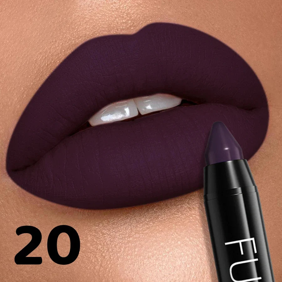 21 Colors Waterproof Lip Liner Pen Velvet Finish Smooth Lipstick for Defined and Elegant Lips Makeup for Women Gifts Lip Tints