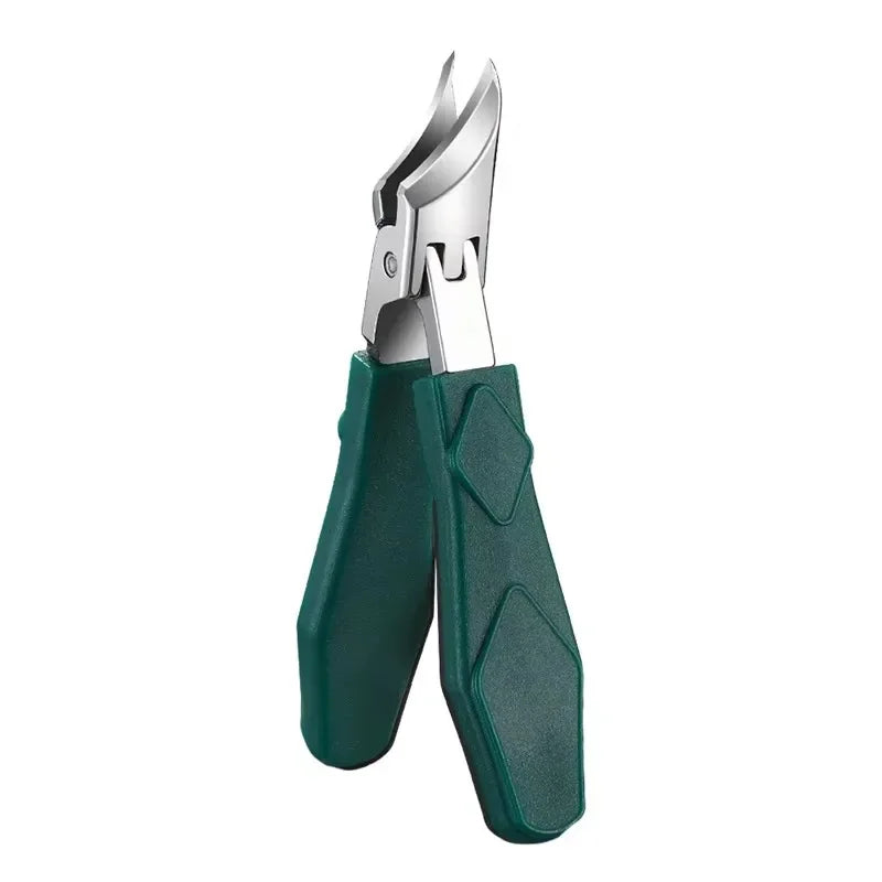 Curved Nail Clipper Stainless Steel Fingernail & Toenail Clipper Cutters Anti-Splash Cuticle Remover Fingernail Clipper Cutters